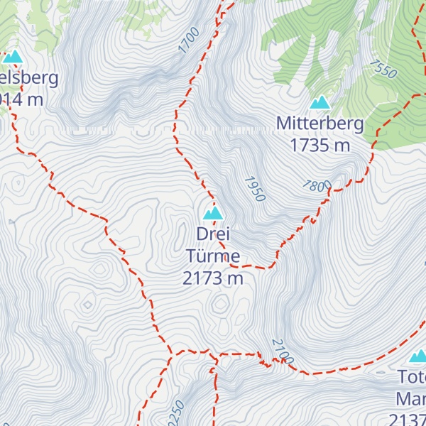 Map of Drei Türme