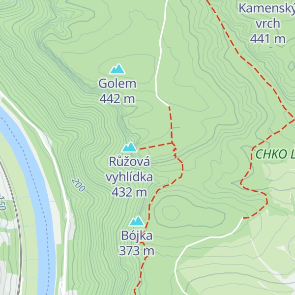 Map of Dolní věž