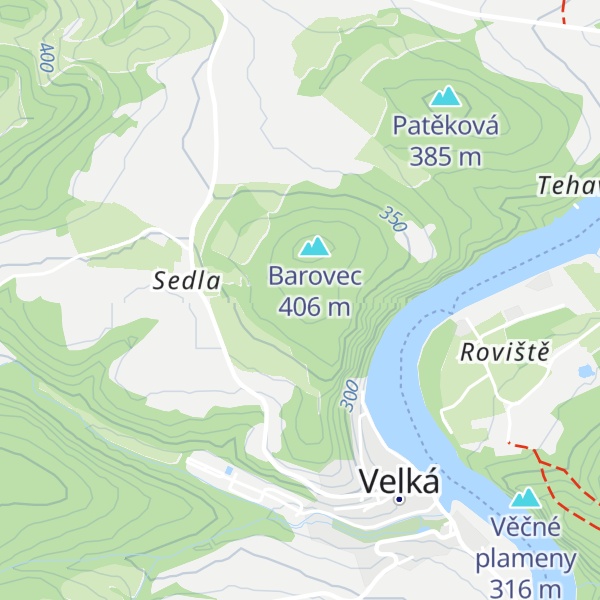 Map of Hůrka