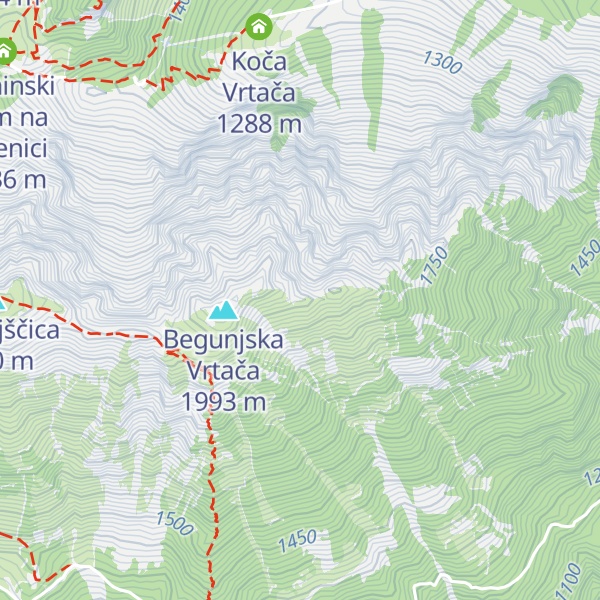 Map of Šentanske čeri