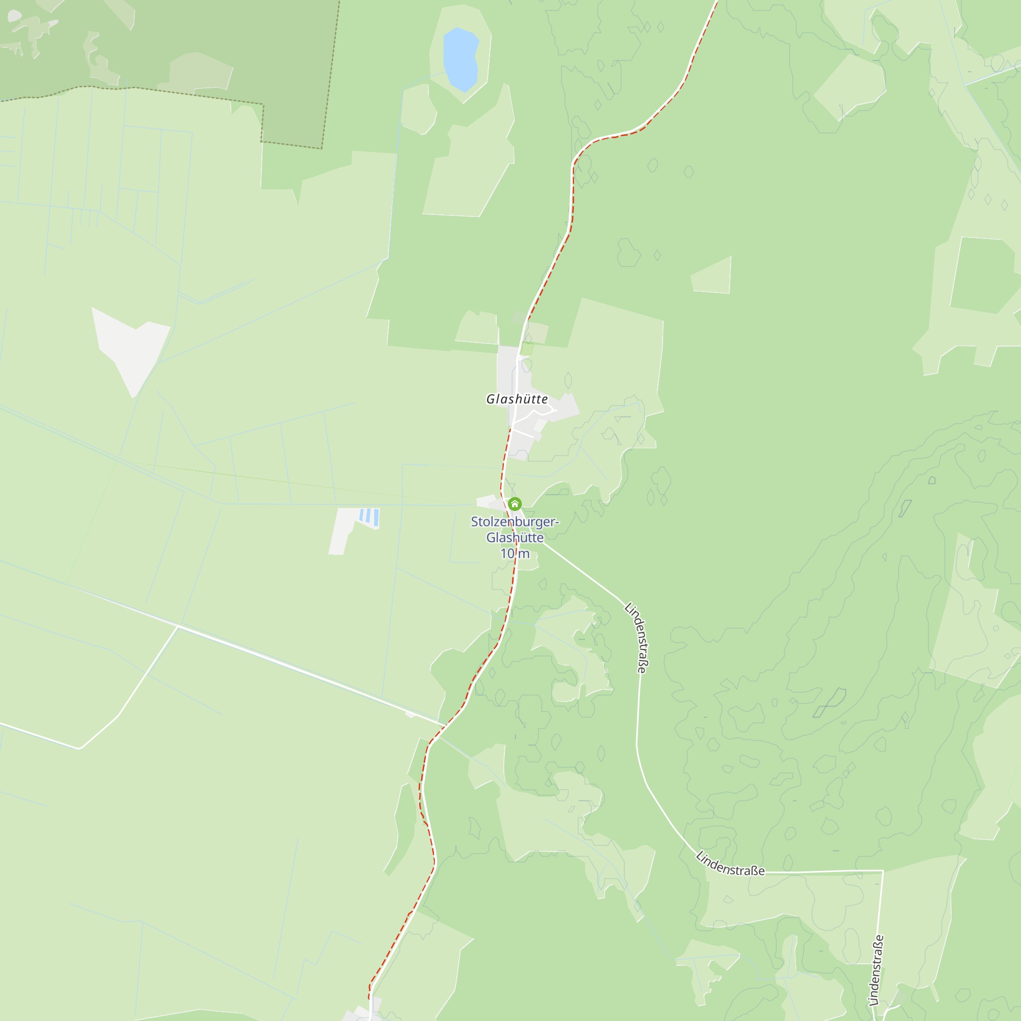 Glashütte Försterei map