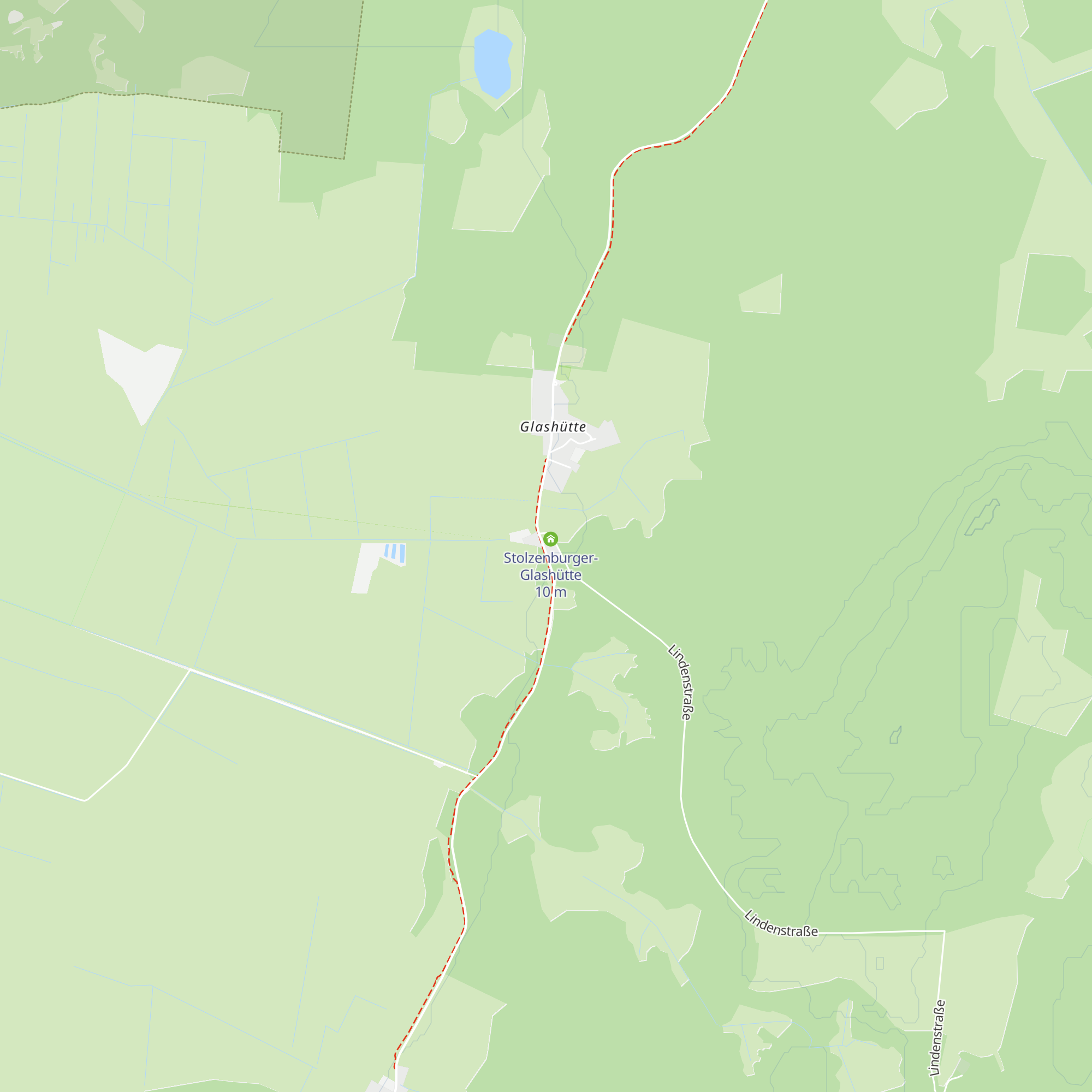 Glashütte Försterei map