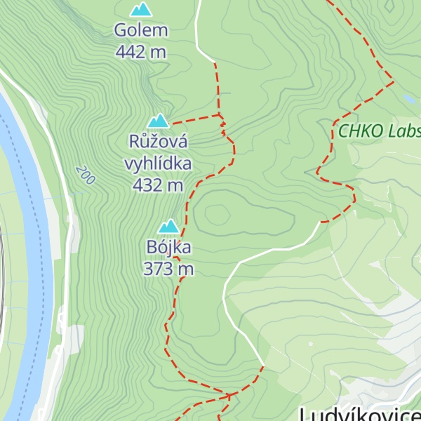 Map of Spálenisko