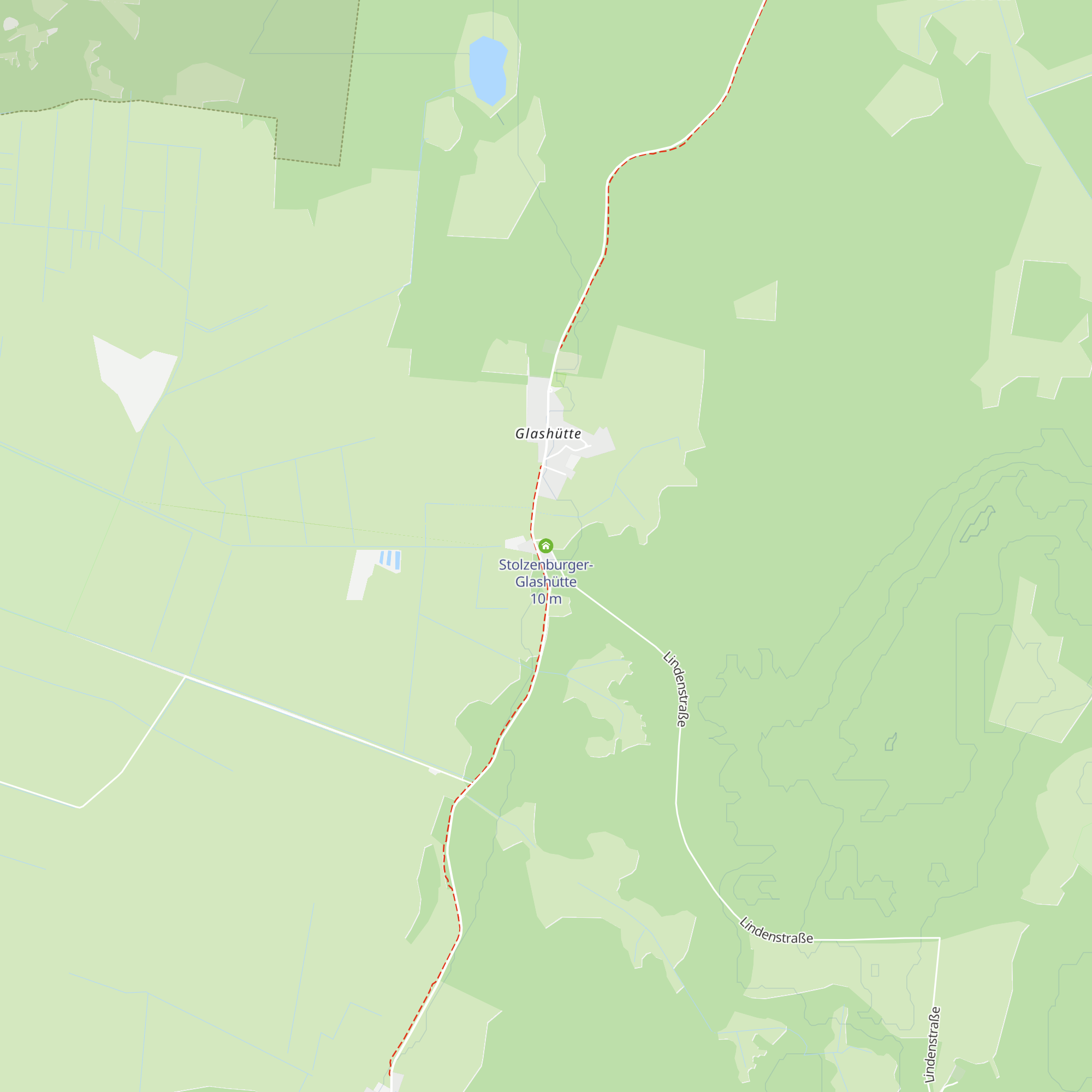 Stolzenburger-Glashütte map