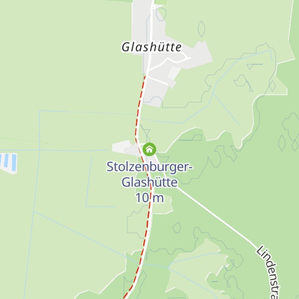 Map of Stolzenburger-Glashütte