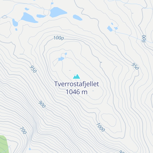 Map of Tverrostafjellet
