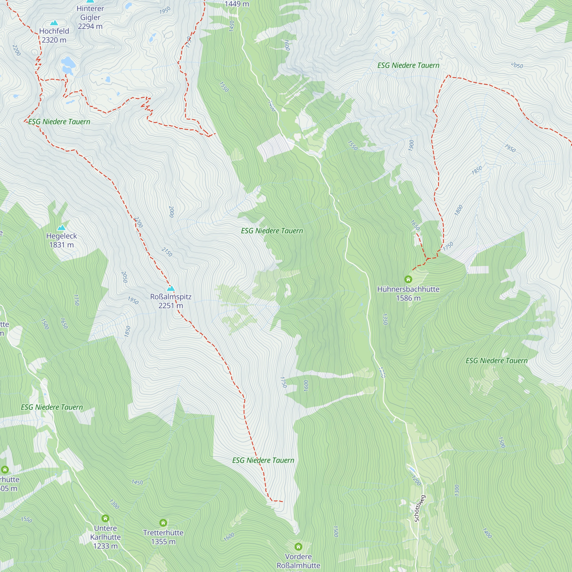 Gastrumerhütte map