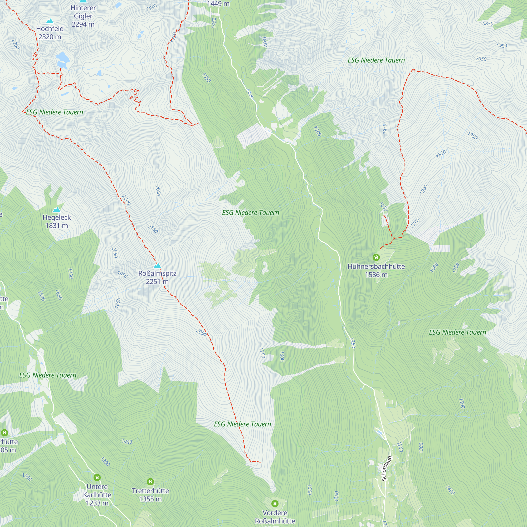 Gastrumerhütte map
