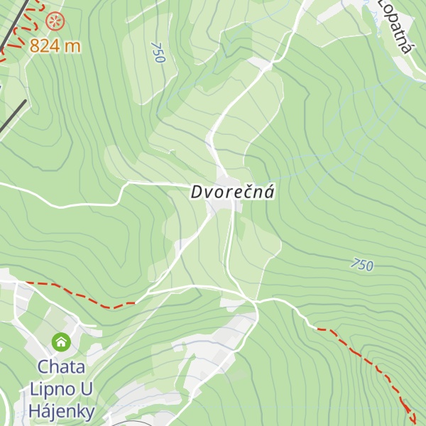 Map of Chata Lipno-Dvorecna
