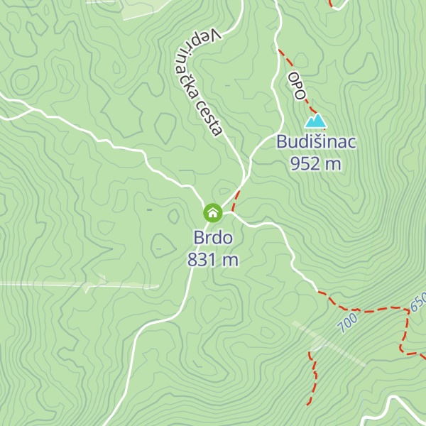 Map of Brdo
