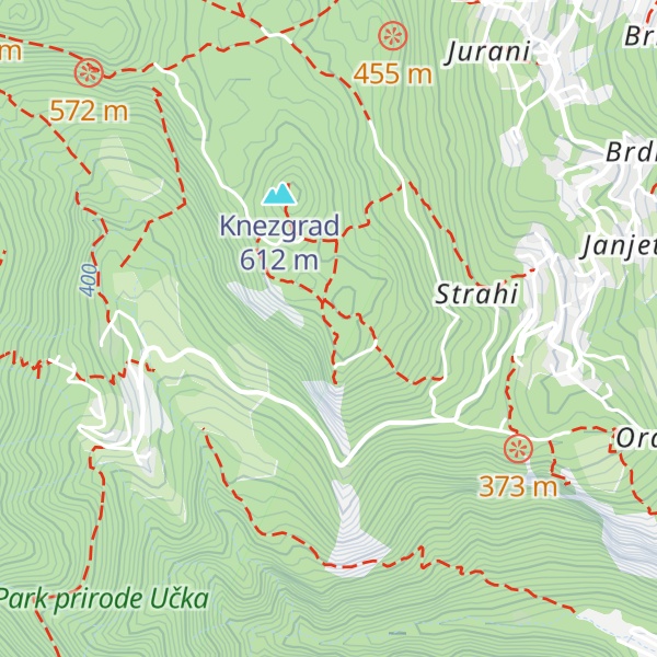 Map of Šipičin vrh