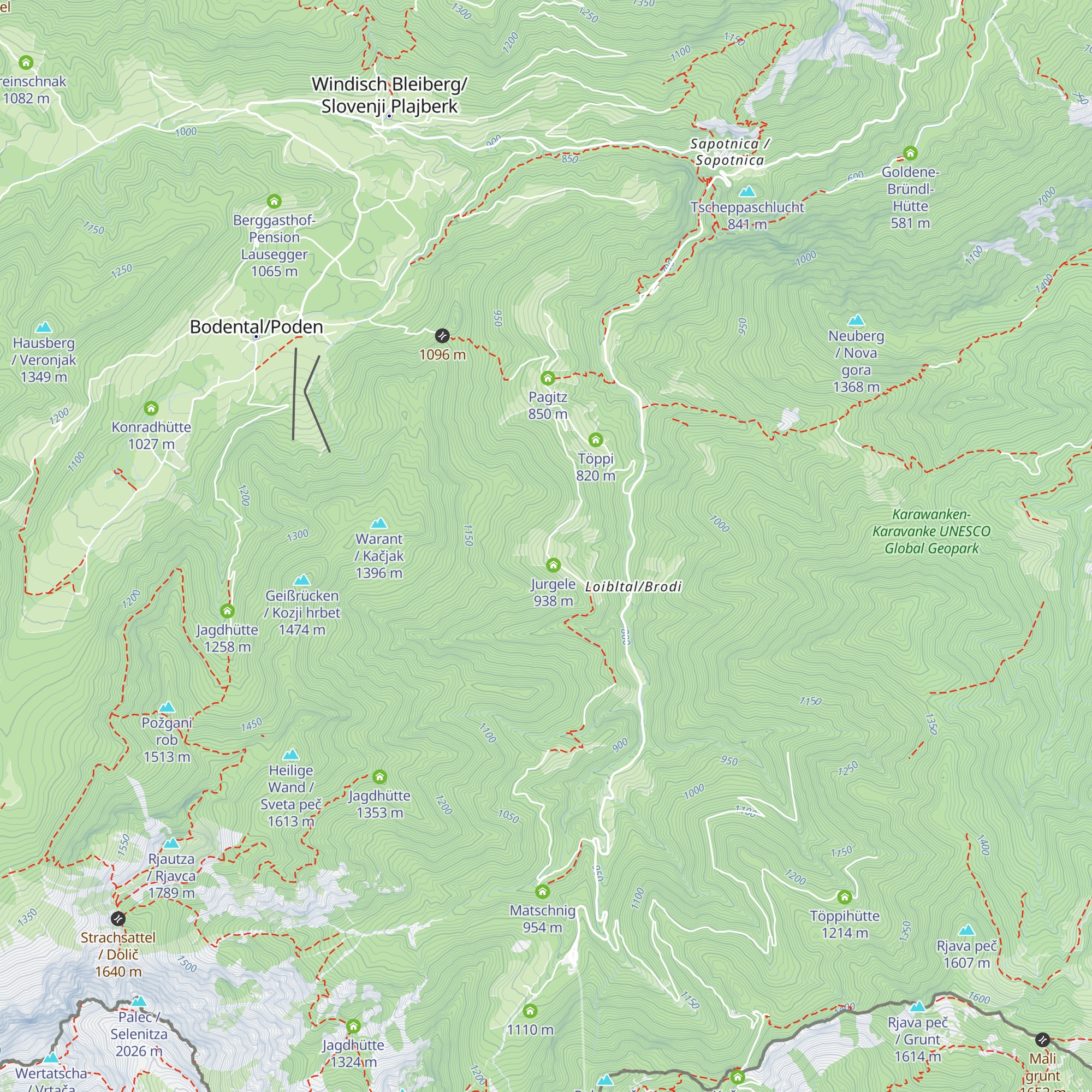 Metschisch map