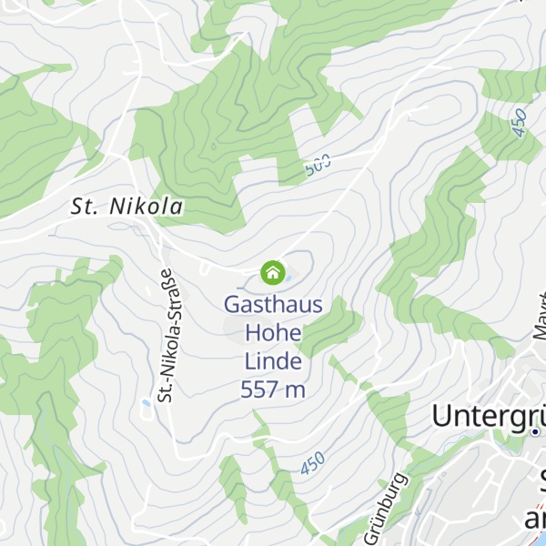 Map of Gasthaus Hohe Linde
