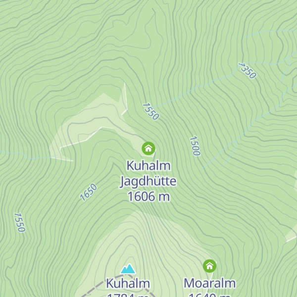 Map of Kuhalm Jagdhütte