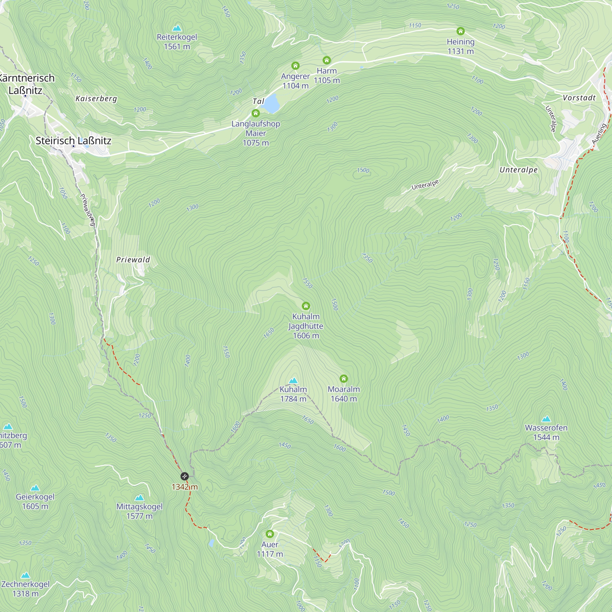 Kuhalm Jagdhütte map