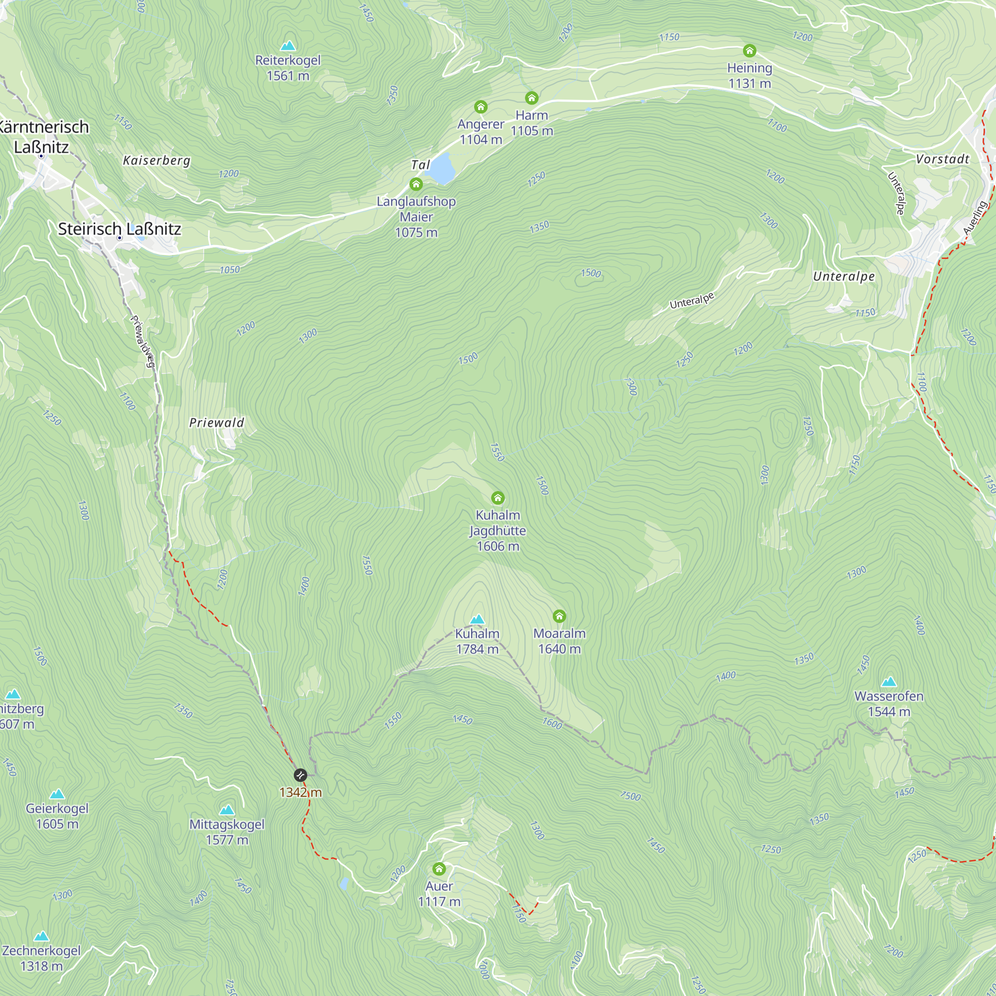 Kuhalm Jagdhütte map