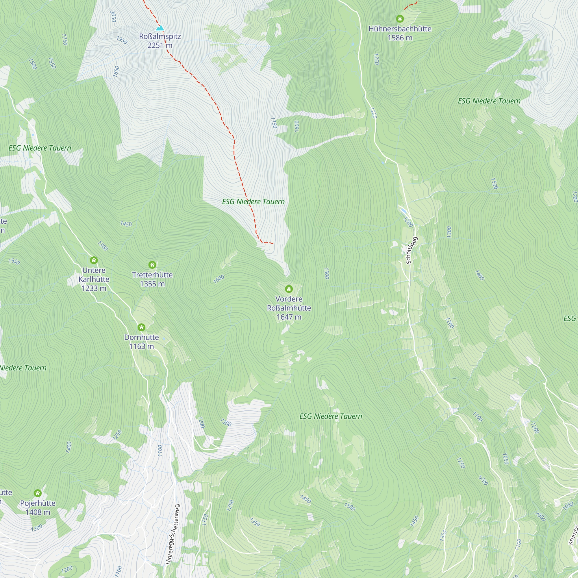 Vordere Roßalmhütte map