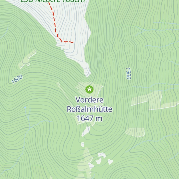 Map of Vordere Roßalmhütte