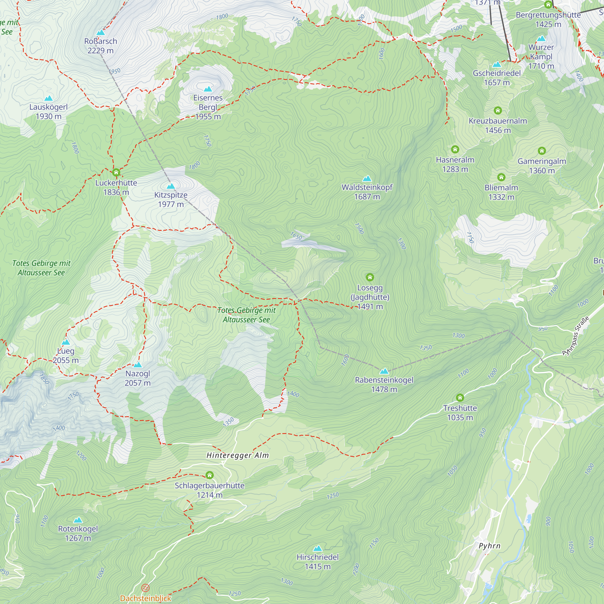 Aiplhütte map