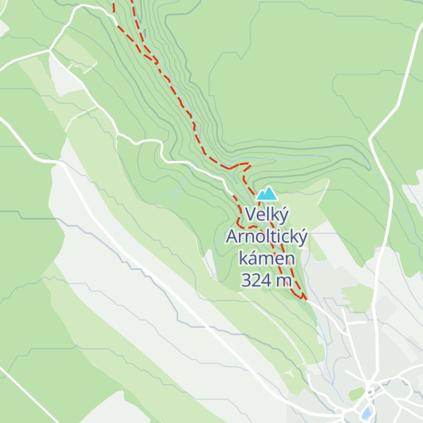Map of Arnoltické stěny
