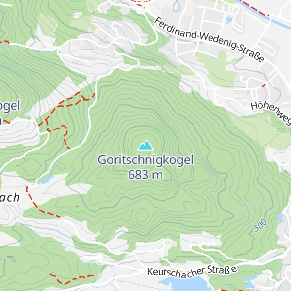 Map of Goritschnigkogel