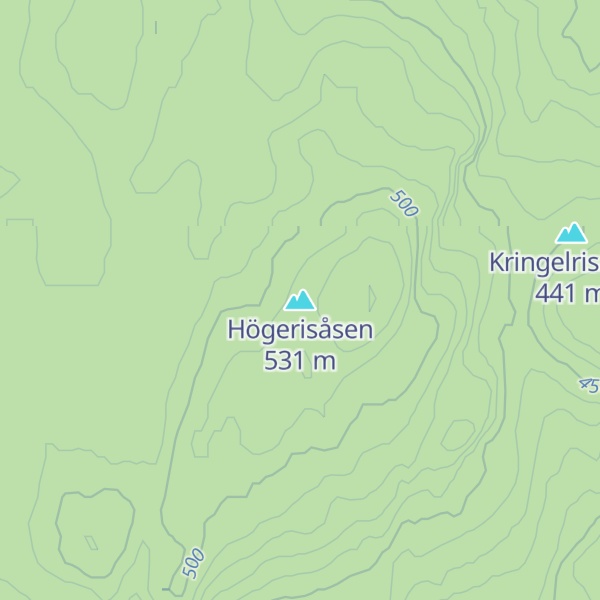 Map of Högerisåsen