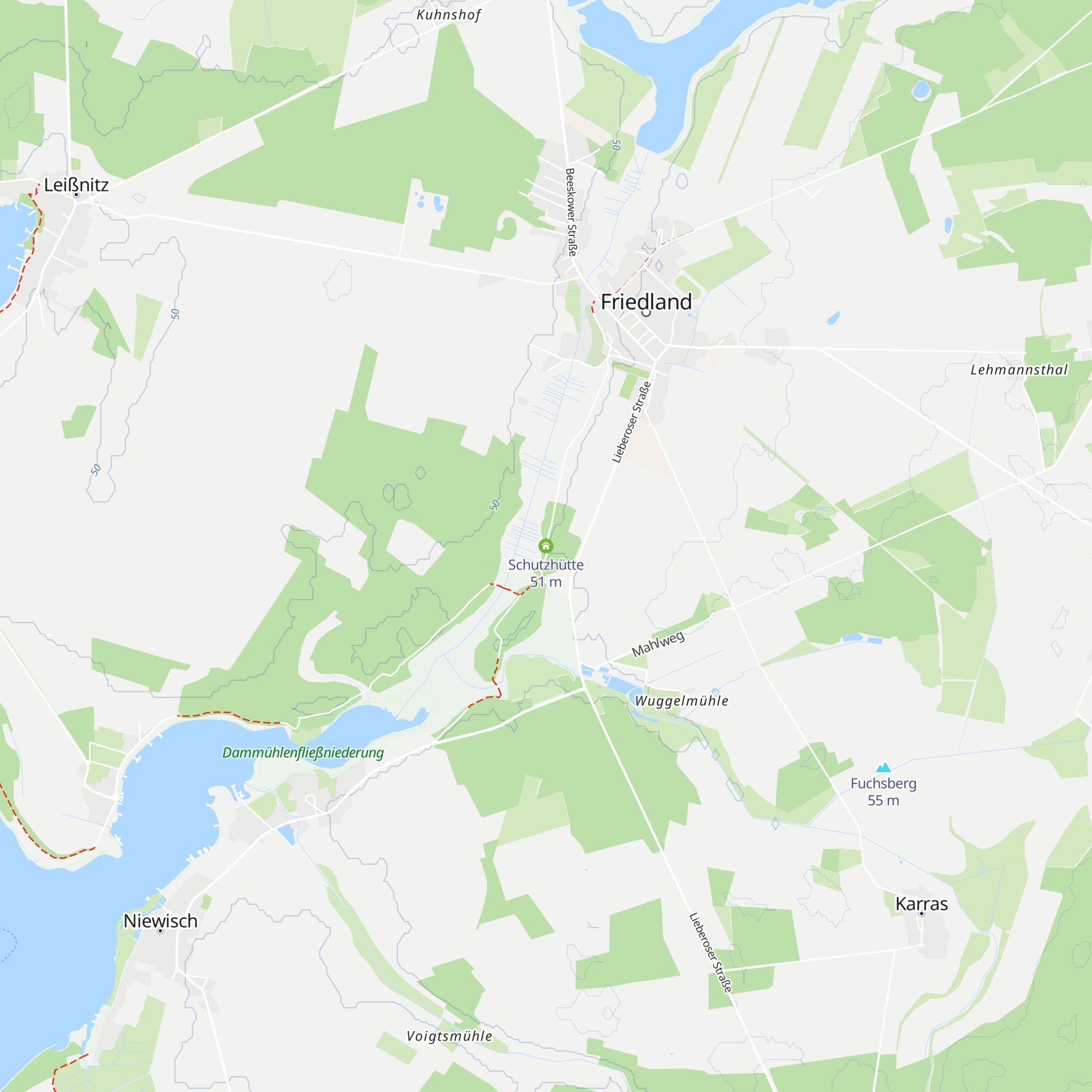 Schutzhütte map