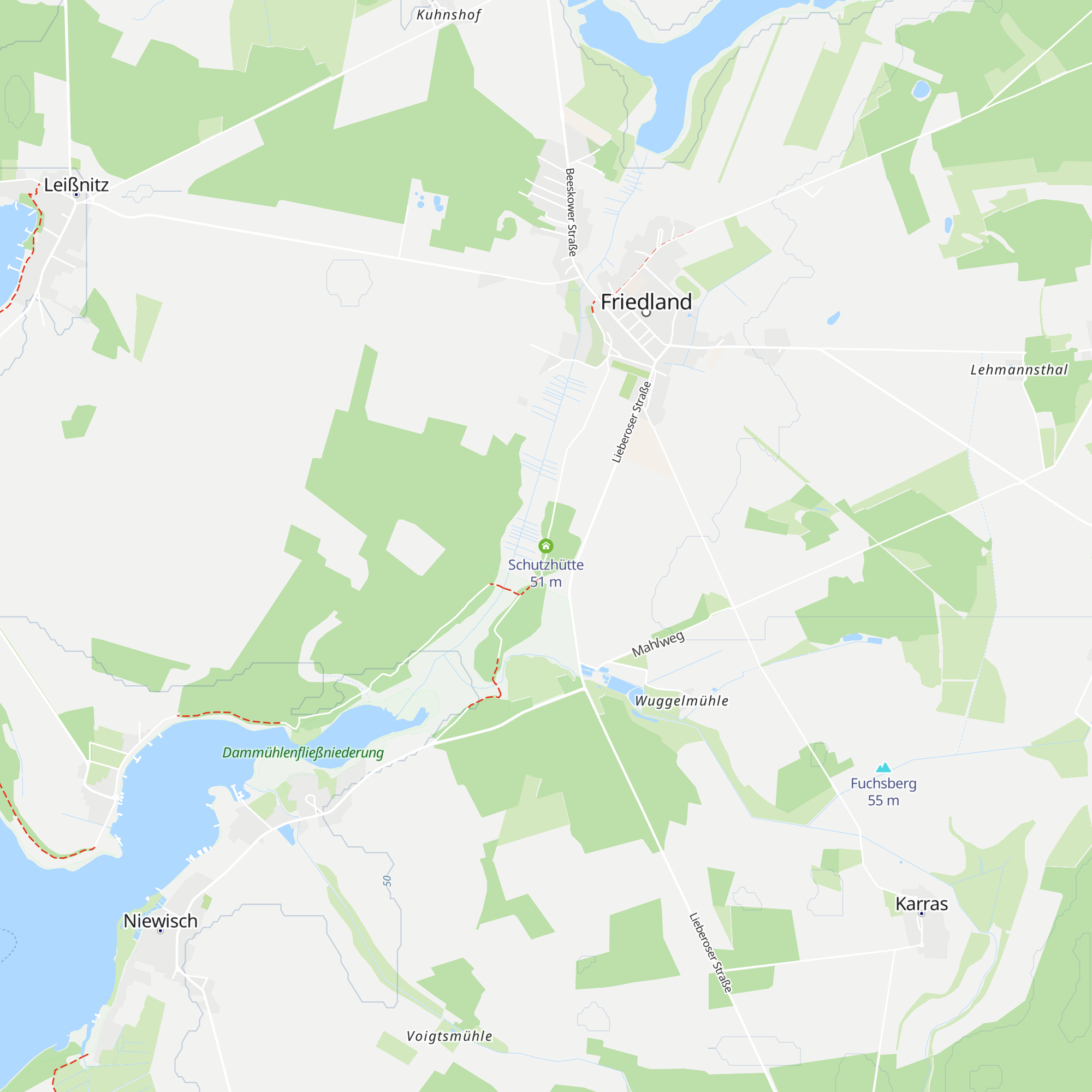 Schutzhütte map