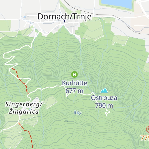 Map of Kurhütte