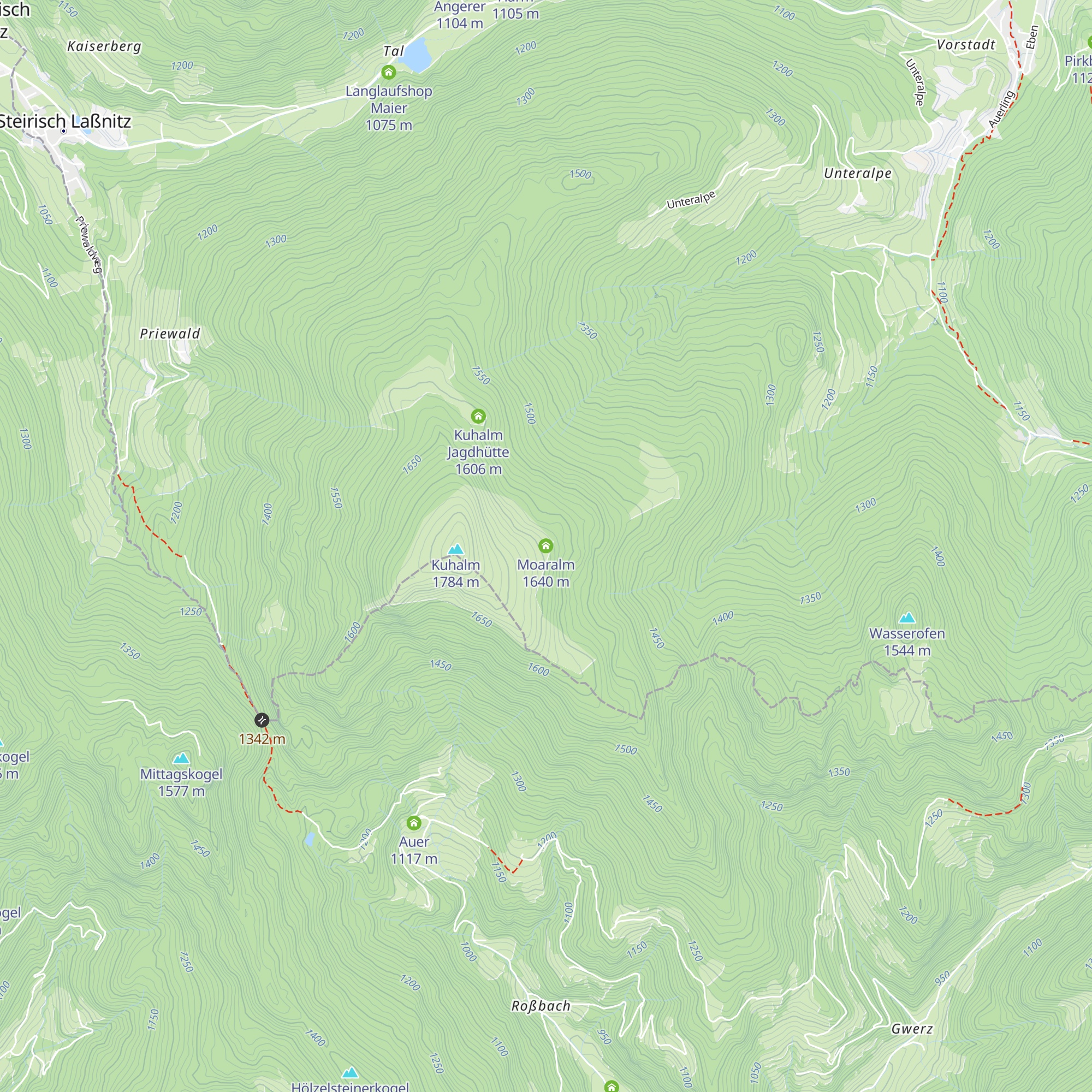Moaralm map