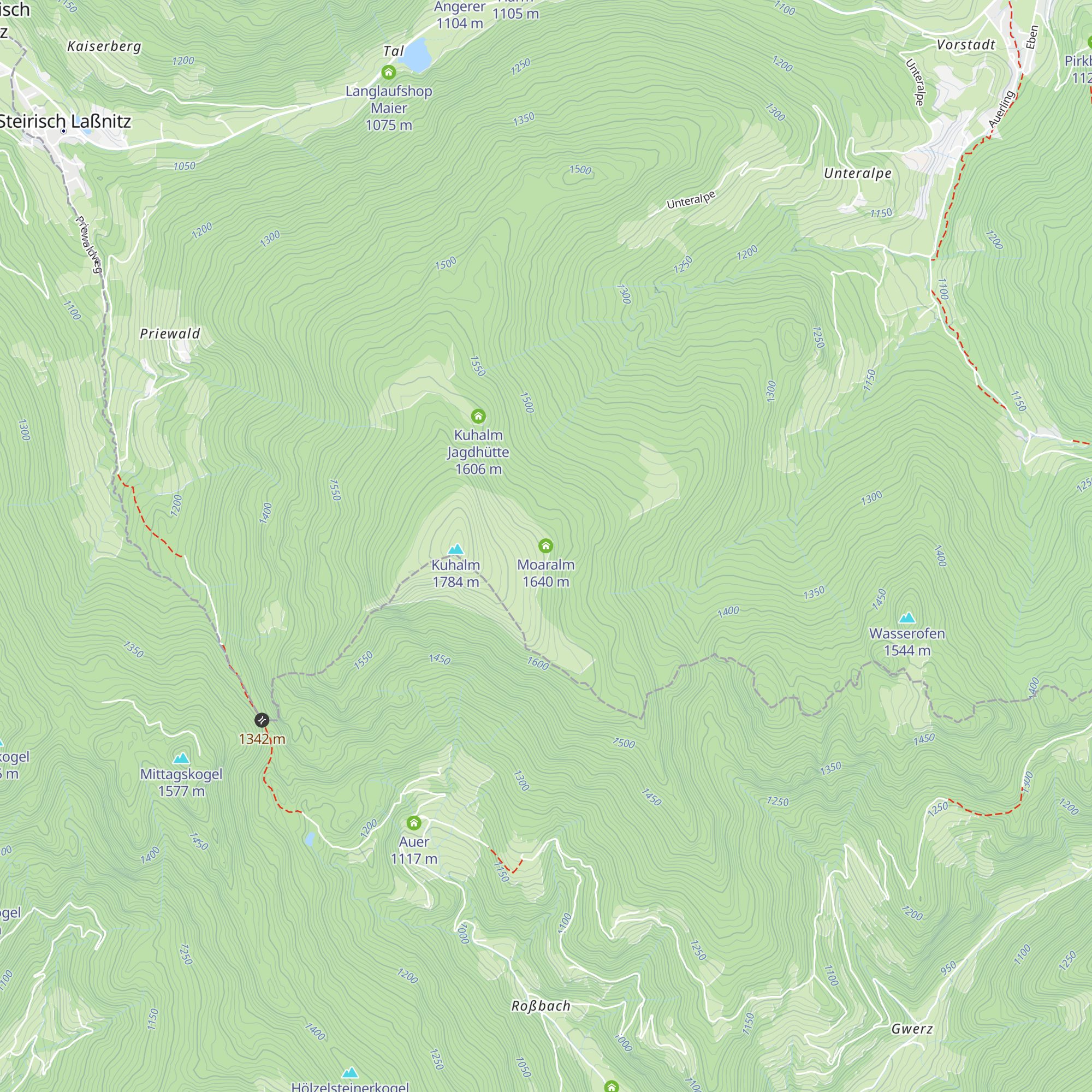 Moaralm map