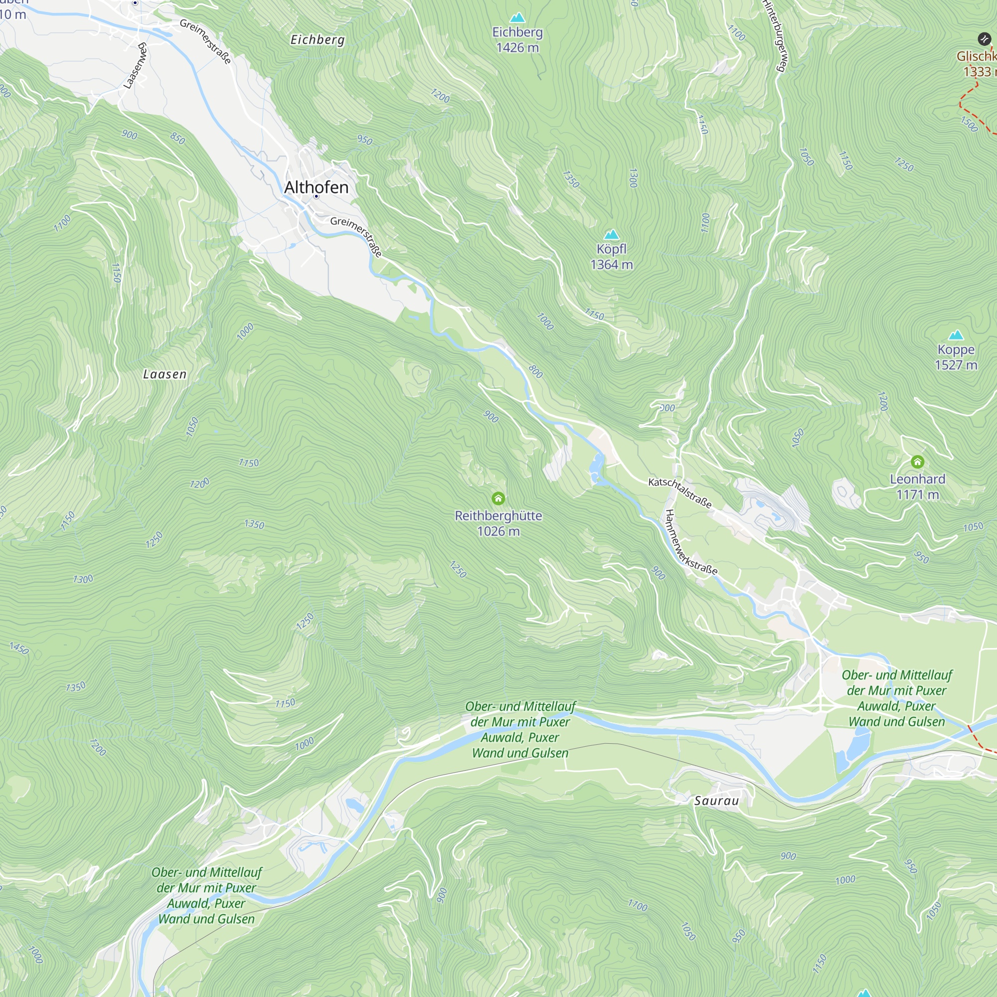 Reithberghütte map