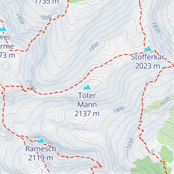 Map of Toter Mann