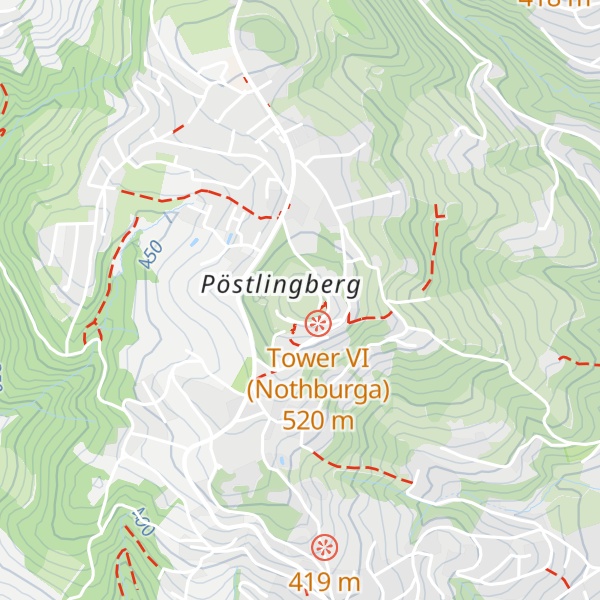 Map of Pöstlingberg
