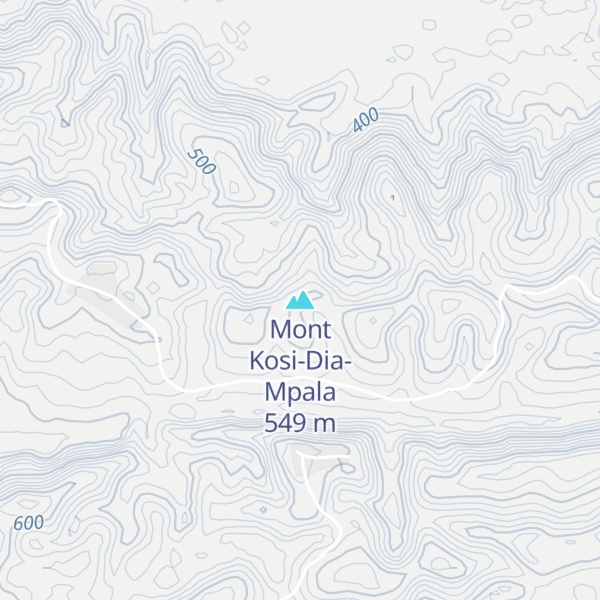 Map of Mont Kosi-Dia-Mpala