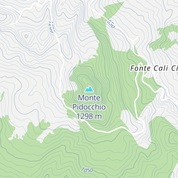 Map of Monte Pidocchio