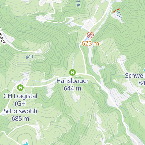 Map of Hanslbauer