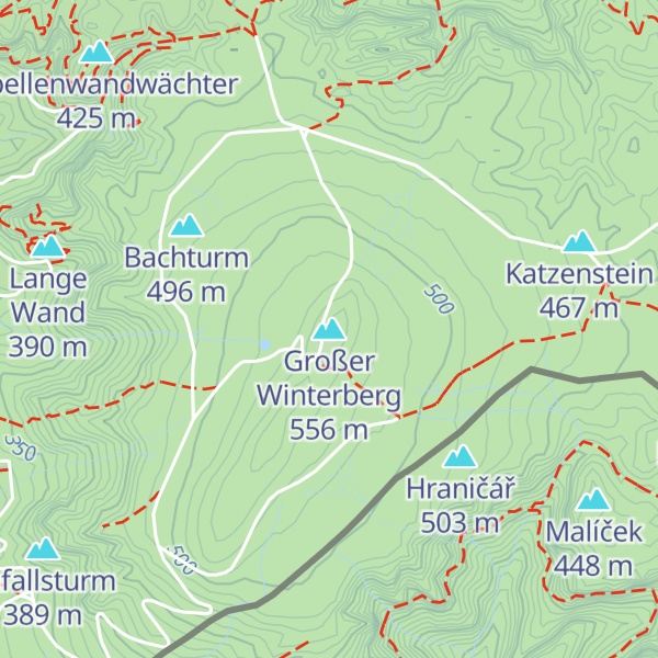 Map of Großer Winterberg