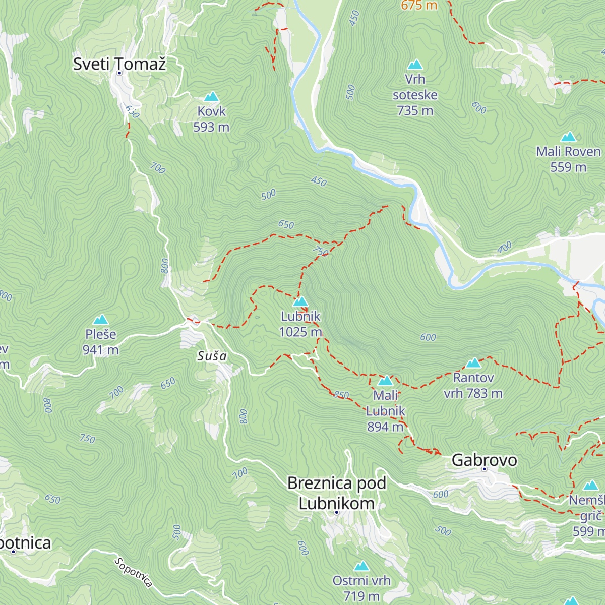 Dom na Lubniku map