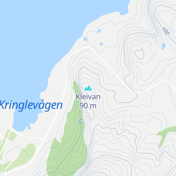Map of Kleivan