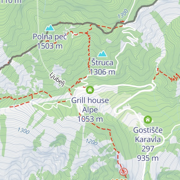 Map of Grill house Alpe