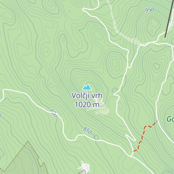 Map of Volčji vrh