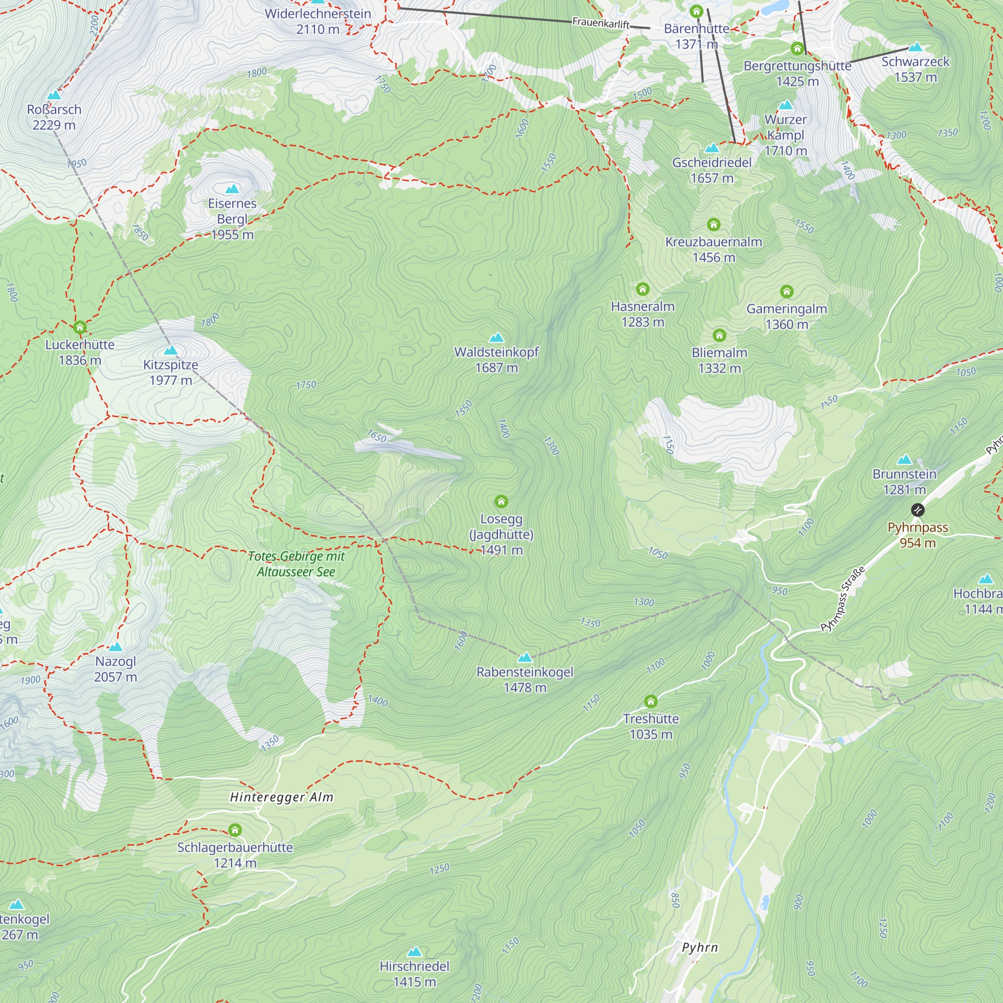 Losegg (Jagdhütte) map