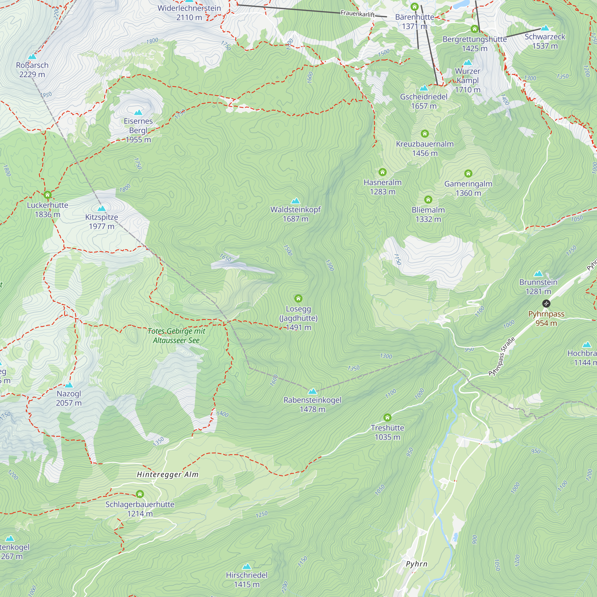 Losegg (Jagdhütte) map