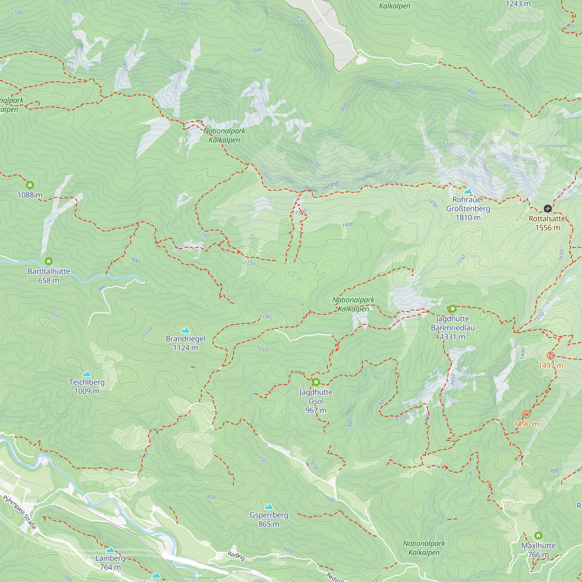 Kogleralm map