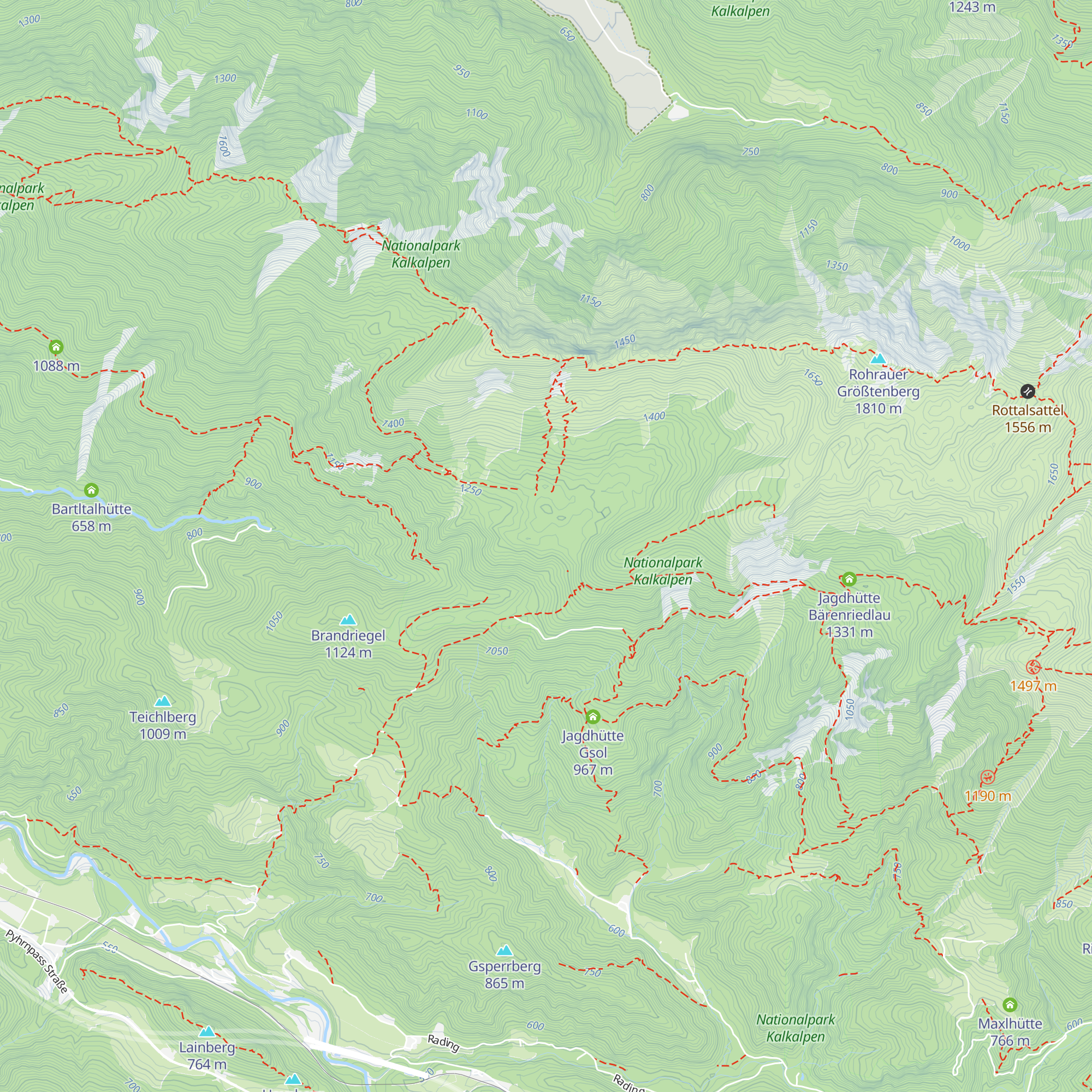 Kogleralm map