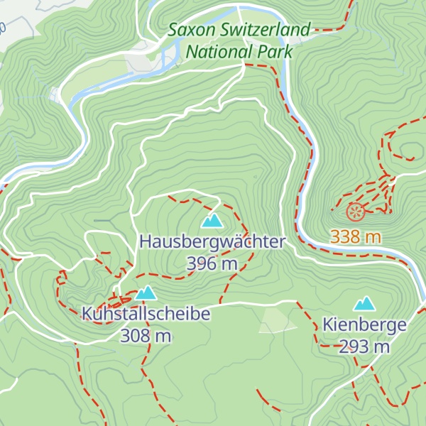 Map of Hütte am Hausberg