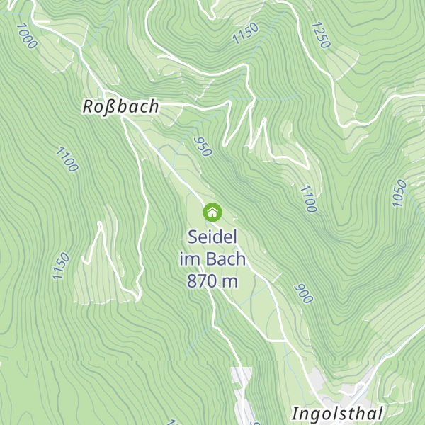 Map of Seidel im Bach