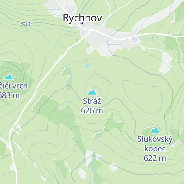 Map of Stráž