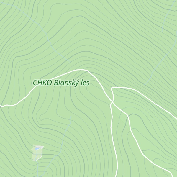 Map of Široký kámen